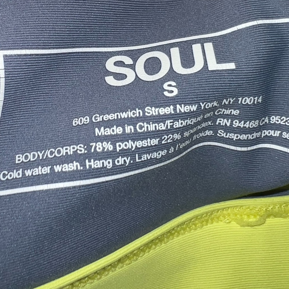soulcycle workout set size small EUC